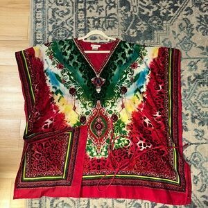 Vibrant Multicolor Kaftan Top